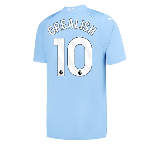 Dres Manchester City Jack Grealish #10 Domaci 2023-24 Kratak Rukav